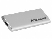 .480GB(USB3.1/Type-C)TranscendPortableSSDESD240C,Silver(81x34x7.5mm,33g,R/W:520/460MB/s)