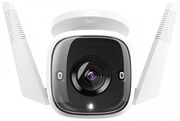 OutdoorIPSecurityCameraTP-LINKTapoTC65,White,(2304x1296)Ultra-HighDefinition,WiredorWi-Fi,IP66Weatherproof,Two-WayAudio,MotionDetectionandNotifications,InfraredNightVisionSensor,MicroSDupto128GB