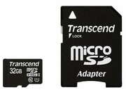 32GBMicroSDHC(Class10),SDadapter,UHS-I,300X,Transcend"TS32GUSDU1"Premium(R/W:90/25MB/s)