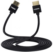 Cable2ЕHDMI2.0(AM/AM),Slim,HighSpeed,Alumium,2m,black