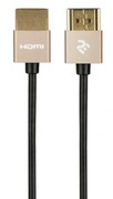 Cable2ЕHDMI2.0(AM/AM),Gen2UltraSlimcable,1m,gold/black