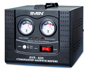 SVENAVR-800,800VA/560W,AutomaticVoltageRegulator,1xSchukooutlets,Inputvoltage:100-280V,Outputvoltage:220V±8%,inputandoutputvoltmetersonthefrontpanel,Pausefunction