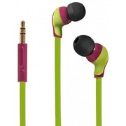 DefenderStereoEarphonesJuicyMPH-812(63812),Cherry/Green,forMP3/iPhone/PC,CableLength:1.2m