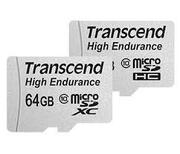 .64GBMicroSDHC(Class10),Transcend"TS16GUSDHC10V"HighEndurance(12000hours,R/W:21/20MB/s)