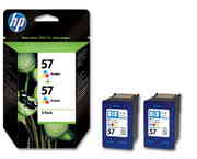 HP№57Tri-ColourCartridge2-packofC6657A