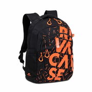 BackpackRivacase5430,forLaptop15,6"&Citybags,Black/Orange