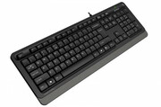 KeyboardA4TechFK10,MultimediaHotKeys,LaserInscribedKeys,SplashProof,Black/Grey,USB