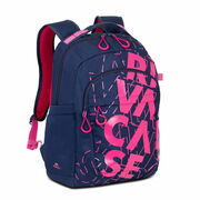 BackpackRivacase5430,forLaptop15,6"&Citybags,DarkBlue/Pink