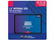 2.5"SSD240GBGOODRAMCL100Gen.2,SATAIII,SequentialReads:520MB/s,SequentialWrites:400MB/s,Thickness-7mm,ControllerMarvell88NV1120,NANDTLC