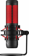 HyperXQuadCast,Microphoneforthestreaming,Anti-Vibrationshockmount,Tap-to-MutesensorwithLEDindicator,Fourselectablepolarpatterns,Internalpopfilter,Built-inheadphonejack,Cablelength:3m,Black/Red,USB