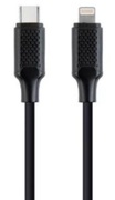 GembirdCC-USB2-CM8PM-1.5M,CableType-C/8-pin(Lightning)PremiumcottonbraidedType-C-plugto8-pinLightningplug,blister