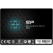2.5"SSD120GBSiliconPowerSlimS55,SATAIII,SeqReads:550MB/s,SeqWrites:420MB/s,ControllerPhisonPS3110-S10,MTBF1.0mln,SLCCache,BBM,SPToolbox,7mm,3DNANDTLC