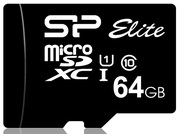 64GBmicroSDClass10A1UHS-ISiliconPowerElitemicroSDXC,600x,Upto:85MB/s