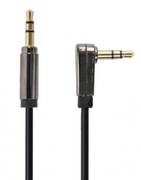 AudiocableRightangle3.5mm-1m-CablexpertCCAPB-444L-1M,3.5mmstereoplugto3.5mmstereoplug,1metercable,goldplatedconnectors,blister