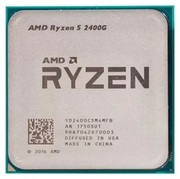 AMDRyzen™52400G,SocketAM4,3.6-3.9GHz(4C/8T),2MBL2+4MBL3Cache,IntegratedRadeonVega11Graphics,14nm65W,Unlocked,tray