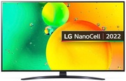Телевизор50"LEDSMARTLG50NANO766QA,Nanocell,3840x2160,webOS,Black