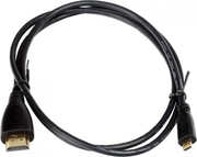 CableHDMI(micro)SVENHDMI-MicroHDMI,19M-19M,1.8m,Blackcablewithgold-platedconnectors