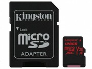 128GBmicroSDClass10UHS-IU3(V30)KingstonCanvasCangasGoPlus,Ultimate,Read:170Mb/s,Write:90Mb/s,IdealforAndroidmobiledevices,actioncams,dronesand4Kvideoproduction