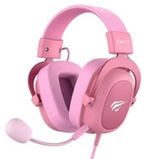 GamingHeadsetHavitH2002d,53mmdriver,20-20kHz,64Ohm,110dB,1.7m,3.5mm,Pink