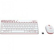 Keyboard&MouseLogitechWirelessDesktopMK240White+VividRedP/N920-008212