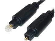 Toslink(Optical)cableZignumK-TOS-SKB-0500.B,5m,m/m,OD4mm,upto20Mbit/s,withdustcaps,black