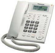 ТелефонPanasonicKX-TS2388UAW,White,LCD,AOH,CallerID,Sp-phone