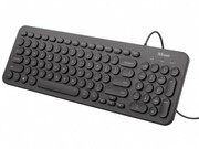 TrustMutoSilentMultimediaKeyboard,RU,12-keys,USB,1.5m,Black