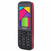 МобильныйтелефонNomii244,Black-Red
