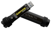 16GBUSBFlashDriveCorsairSurvivorStealth,read:70MB/swrite:20MB/s,USB3.0