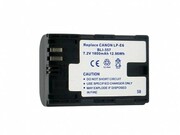 BatteryPackCanonLP-E6,1800mAh,Li-IonBatteriesforEOSR,6D,7D,60D,60Da,EOS5DMarkII,MarkIII