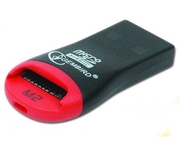 GembirdFD2-MSD-1MicroSD,USB2.0,Black/Red