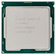 CPUIntelCorei7-9700KF3.6-4.9GHz(8C/8T,12MB,S1151,14nm,NoIntegratedGraphics,95W)Rtl