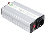 EnerGenieEG-PWC-042,12VCarpowerinverter,300W,withUSBport/5V-2.1A,Poweroutput:300Wcontinuouspower(peakpower600W),Output:230VAC,Input:11-15VDC(carcigarettelighteroraccumulatordirectly)