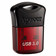 ФлешкаApacerAH157,32GB,USB3.1,Black/RedCap