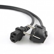 Powercord-3m-GEMBIRDPC-186-VDE-3M,Schukoinput/C13output,VDEapproved,Black