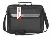 TrustNBbag16"-AtlantaCarry,paddedinteriortoprotectyournotebook,extracompartments,dualzippers,Black