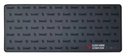 GamingMousePadBloodyBP-30L,750x300x3mm,Cloth/Rubber,Anti-fraystitching,Black/Red
