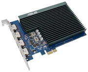 ASUSGT730-4H-SL-2GD5,GeForceGT7302GBGDDR5,64-bit,GPU/Memclock927/5010MHz,PCI-Express2.0,4displaysupport,4xHDMI1.4b(placavideo/видеокарта)