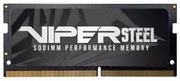 8GBDDR4-3200SODIMMVIPER(byPatriot)STEELPerformance,PC25600,CL18,1.35V,IntelXMP2.0Support,Black