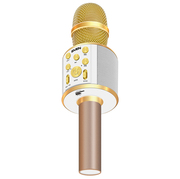 SVENMK-950,Microphoneforkaraoke,white-gold(6W,Bluetooth,microSD,1200mA*h)
