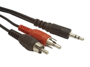 GembirdCCA-458Audio3.5mmstereoplugto2phonoplugs1.5metercable