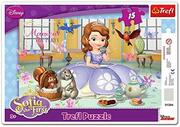 Trefl31204Puzzles-"15Frame"-Teatime/DisneySofiatheFirst