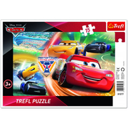 Trefl31277Puzzles-"15Frame"-Fightforvictory/DisneyCars