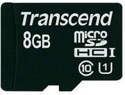 Transcend8GBmicroSDHCClass10UHS-I,300x,Premium,Upto:45MB/s