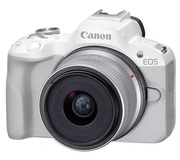 MirrorlessCameraCANONEOSR50+RF-S18-45f/4.5-6.3ISSTMWhite(5812C030)