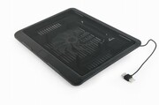 "NotebookCoolingPadGembirdNBS-1F15-04,upto15.6'',1x120mm,USBPassthrough,LEDlight.