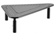 GembirdMS-TABLE-02,Adjustablemonitorstand(triangle),20kg,500x285x120mm,Heightrange:100/120/140mm