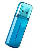 4GBGBUSBFlashDriveSiliconPower"Helios101",OceanBlue,AluminumCasing,USB2.0
