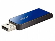 ФлешкаApacerAH334,16GB,USB2.0,Black-StarryBlue,Slider(AP16GAH334U-1)