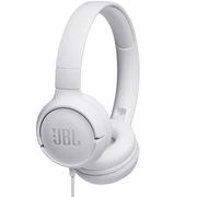 JBLTUNE500/On-earHeadsetwithmicrophone,Dynamicdriver32mm,Frequencyresponse20Hz-20kHz,1-buttonremotewithmicrophone,JBLPureBasssound,Tangle-freeflatcable,3.5mmjack,White
